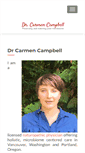 Mobile Screenshot of drcarmencampbell.com