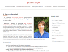 Tablet Screenshot of drcarmencampbell.com